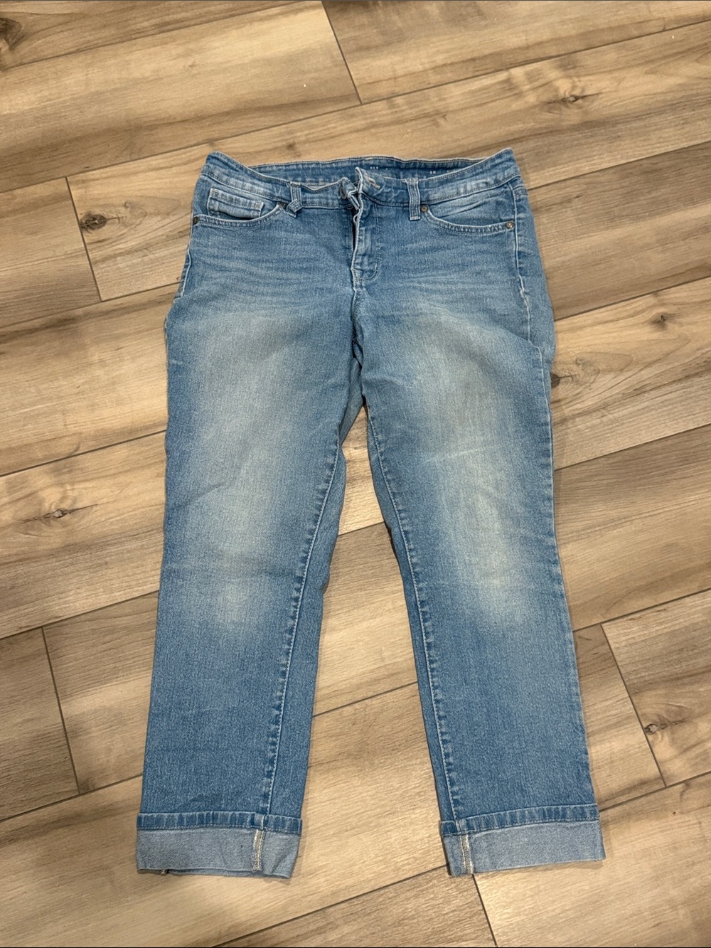 new directions Light Blue Cropped Women's Jeans